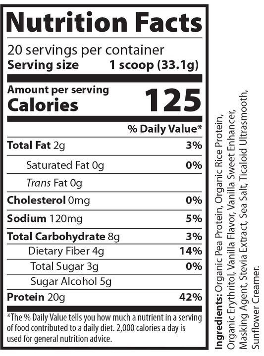 Plantnova™ Vegan Protein - Smooth Vanilla