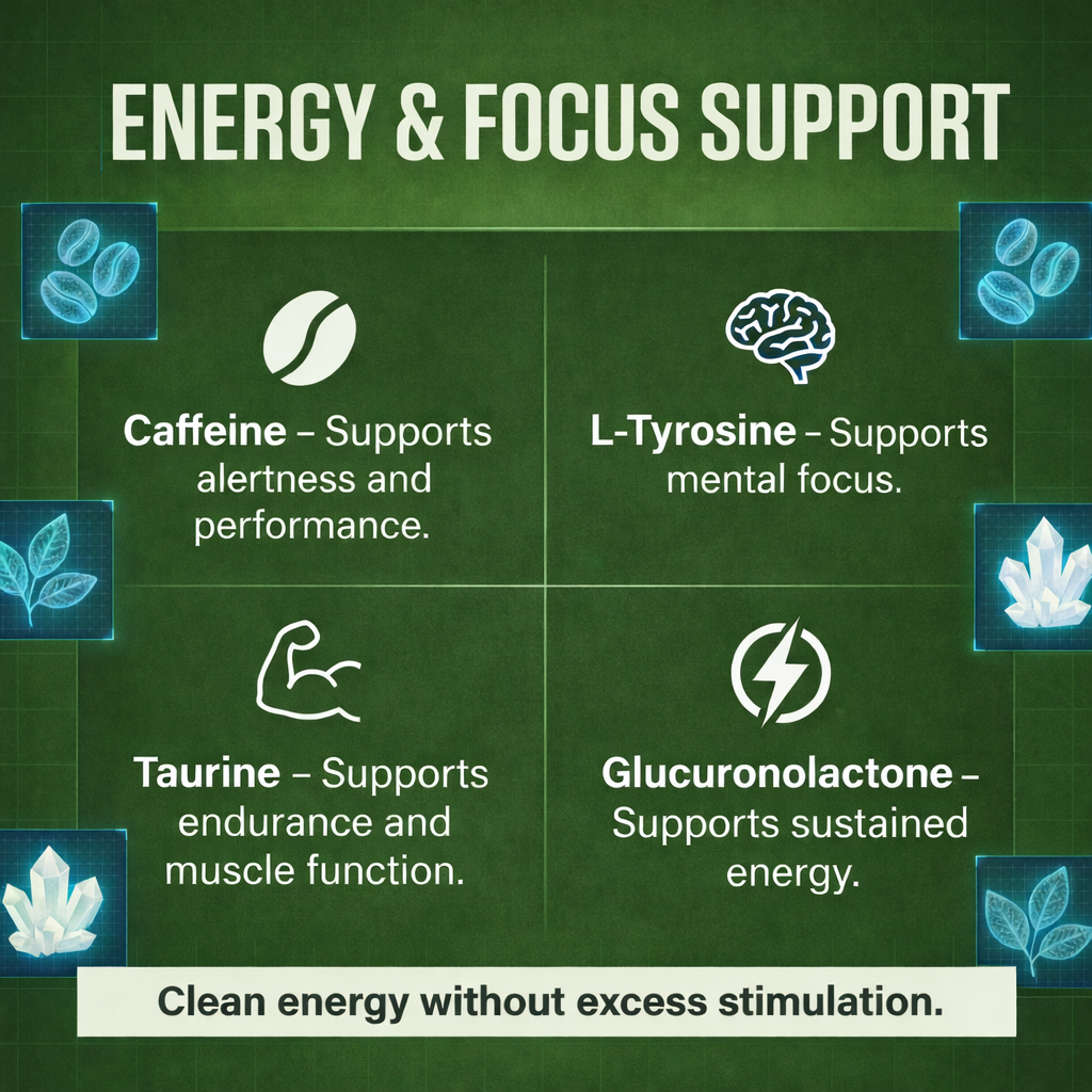 Blastsync™ Fruit Punch Pre-Workout Powder