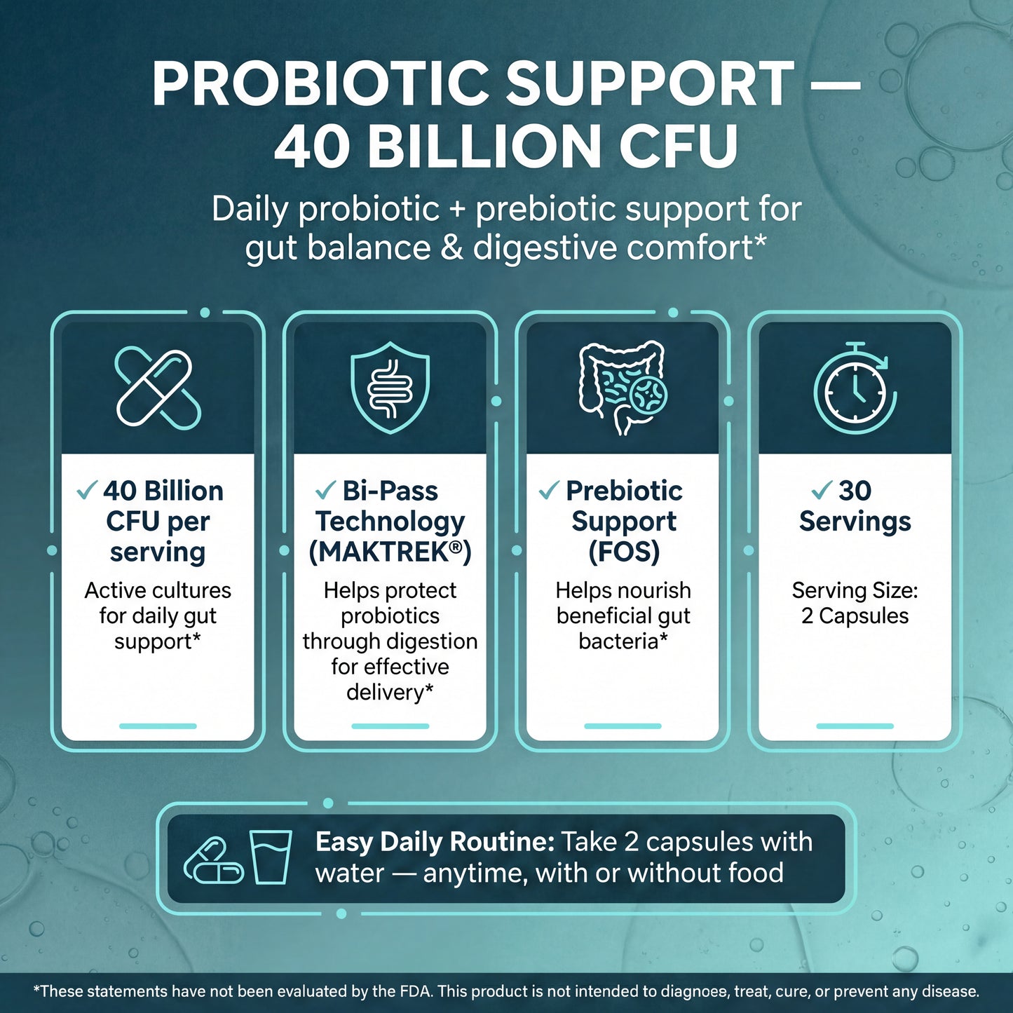 Bioalign 40B™ Probiotic 40 Billion Capsules