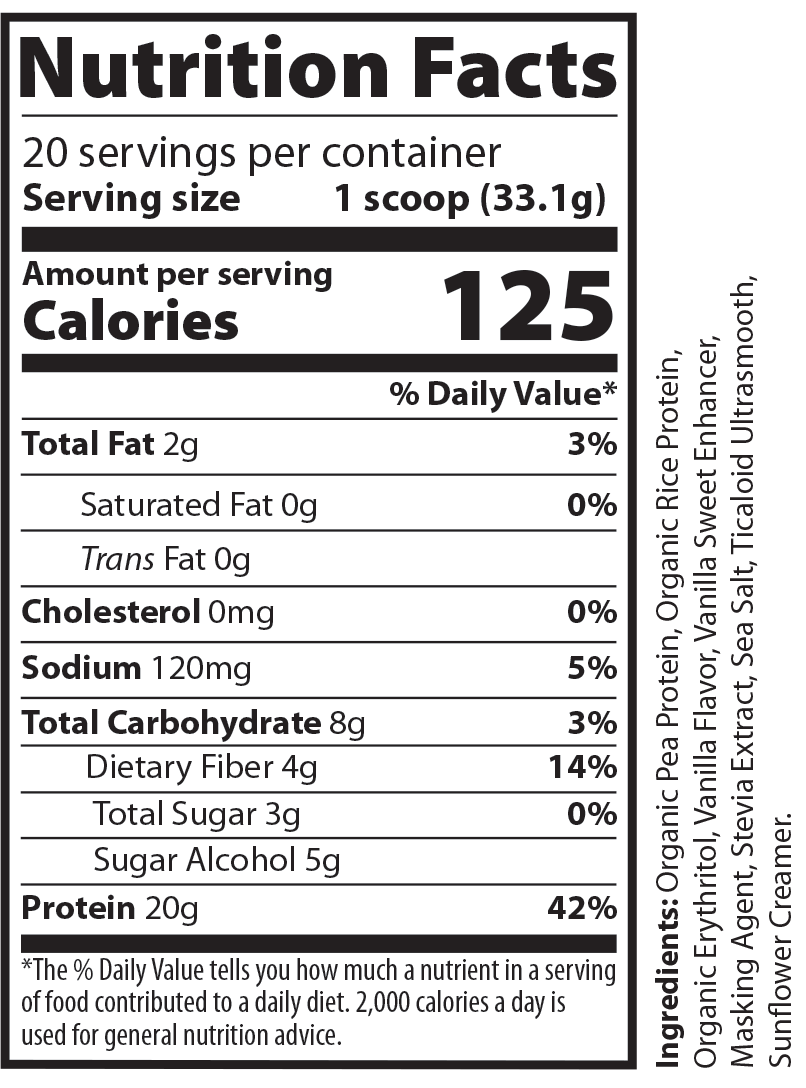 Plantnova™ Vegan Protein - Smooth Vanilla