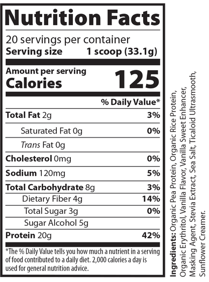 Plantnova™ Vegan Protein - Smooth Vanilla