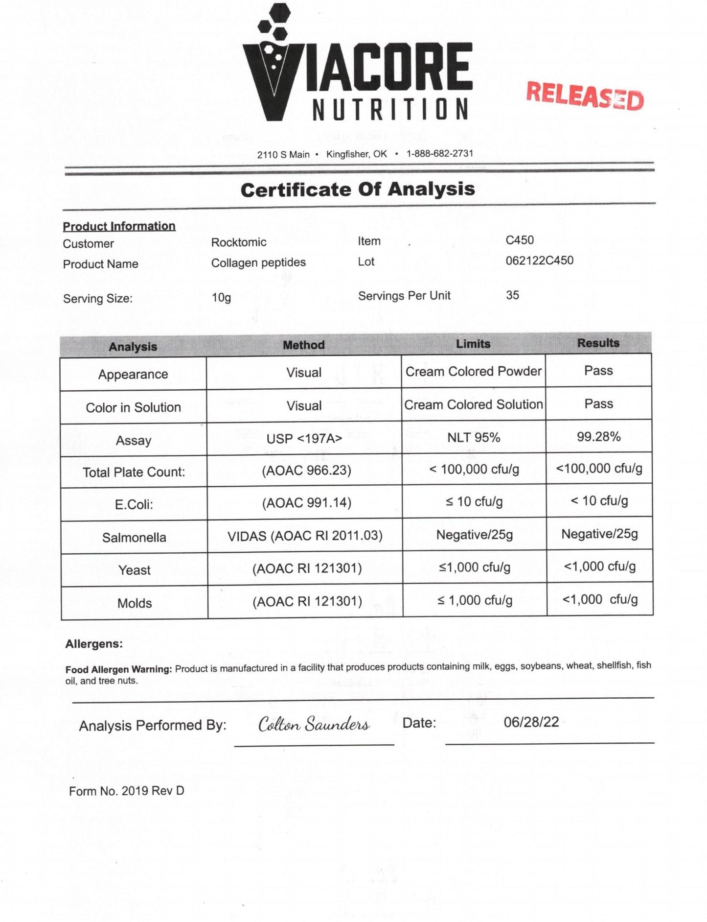 RejuveMatrix™ Collagen Type I & III Grass-Fed