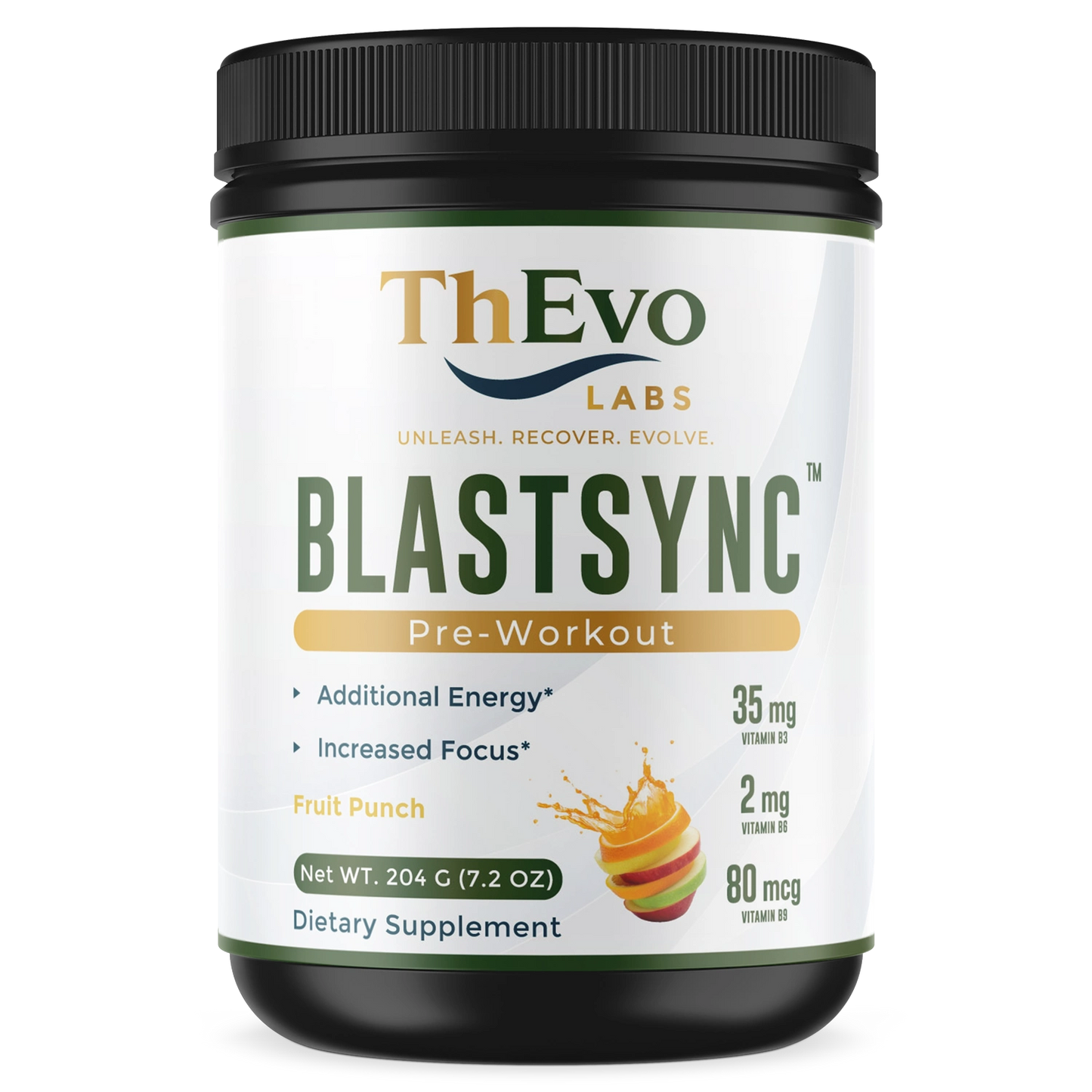 Blastsync™ Fruit Punch Pre-Workout Powder