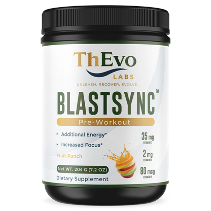 Blastsync™ Fruit Punch Pre-Workout Powder