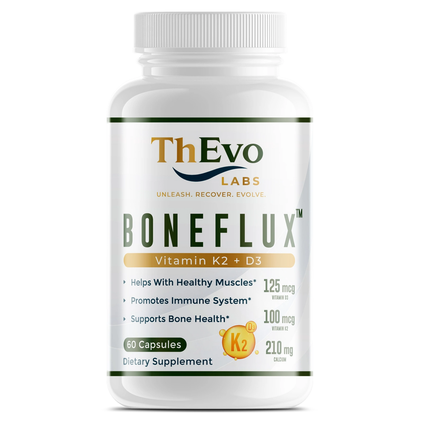 Boneflux™ Vitamin K2 + D3 Formula