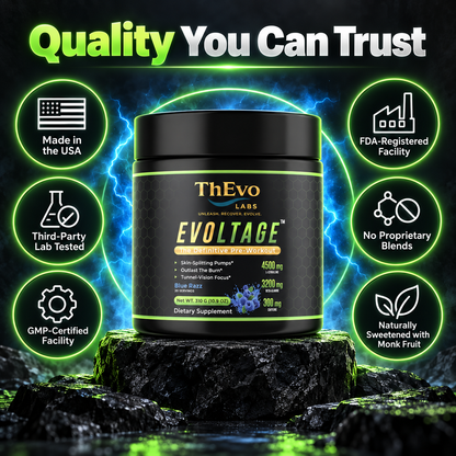 Evoltage Blue Razz product quality and testing information