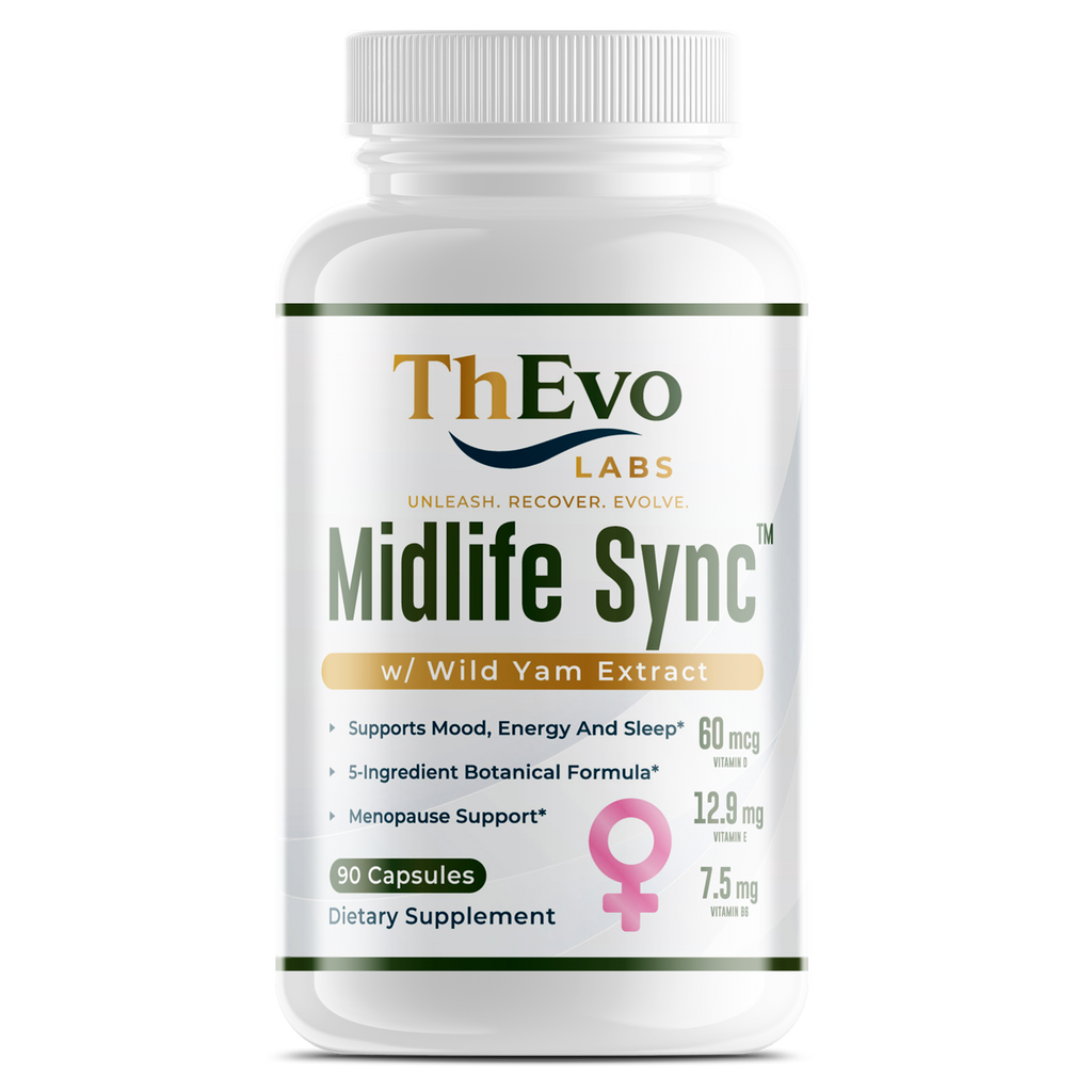Midlife Sync women’s daily wellness formula, 90 capsules, by ThEvo Labs