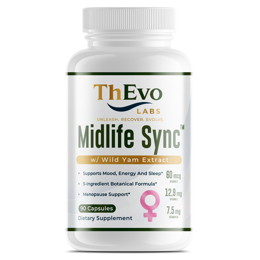 Midlife Sync women’s daily wellness formula, 90 capsules, by ThEvo Labs