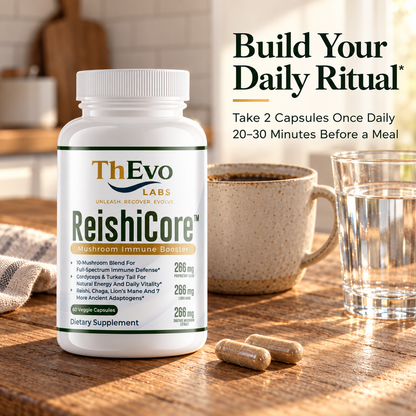 ReishiCore daily two-capsule routine