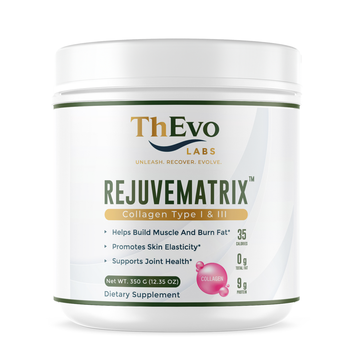 RejuveMatrix collagen peptides tub included in Women’s Wellness Essentials Stack