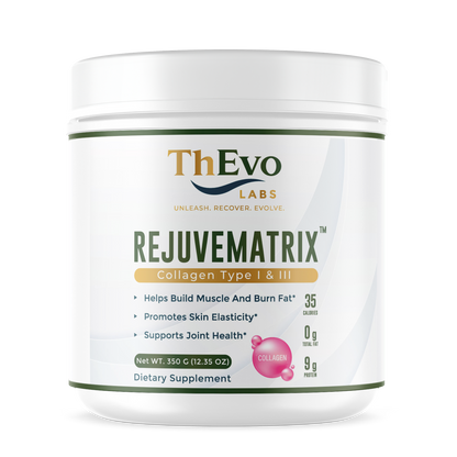 RejuveMatrix collagen peptides tub included in Women’s Wellness Essentials Stack